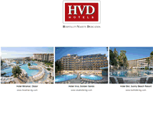 Tablet Screenshot of hvdhotels.com